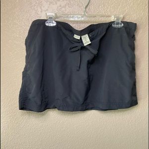 L.L. Bean Sport Swim Skirt Black
